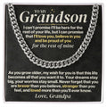 To My Grandson - Personalized - Rest Of Mine - Gift Set - SS330
