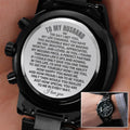 To My Husband - Engraved Premium Watch - SS222