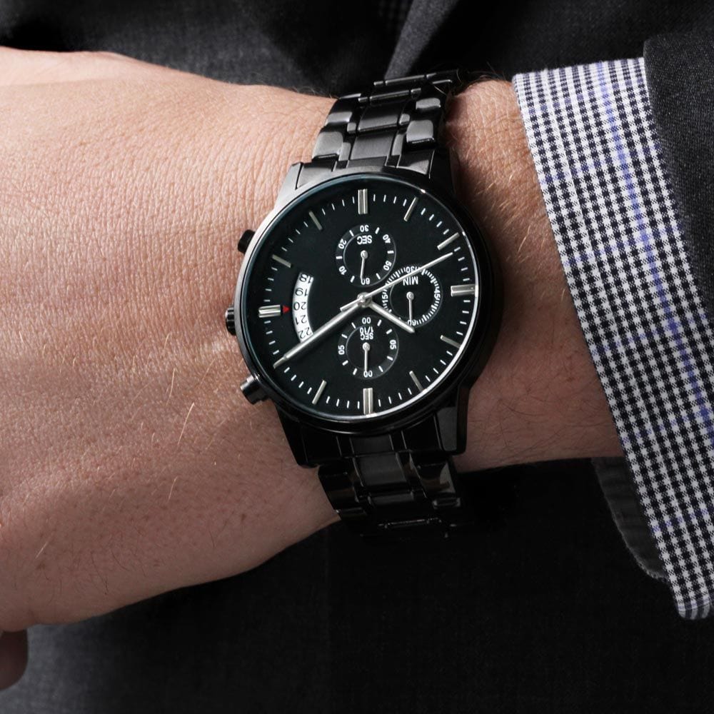 To My Husband - Engraved Premium Watch - SS343