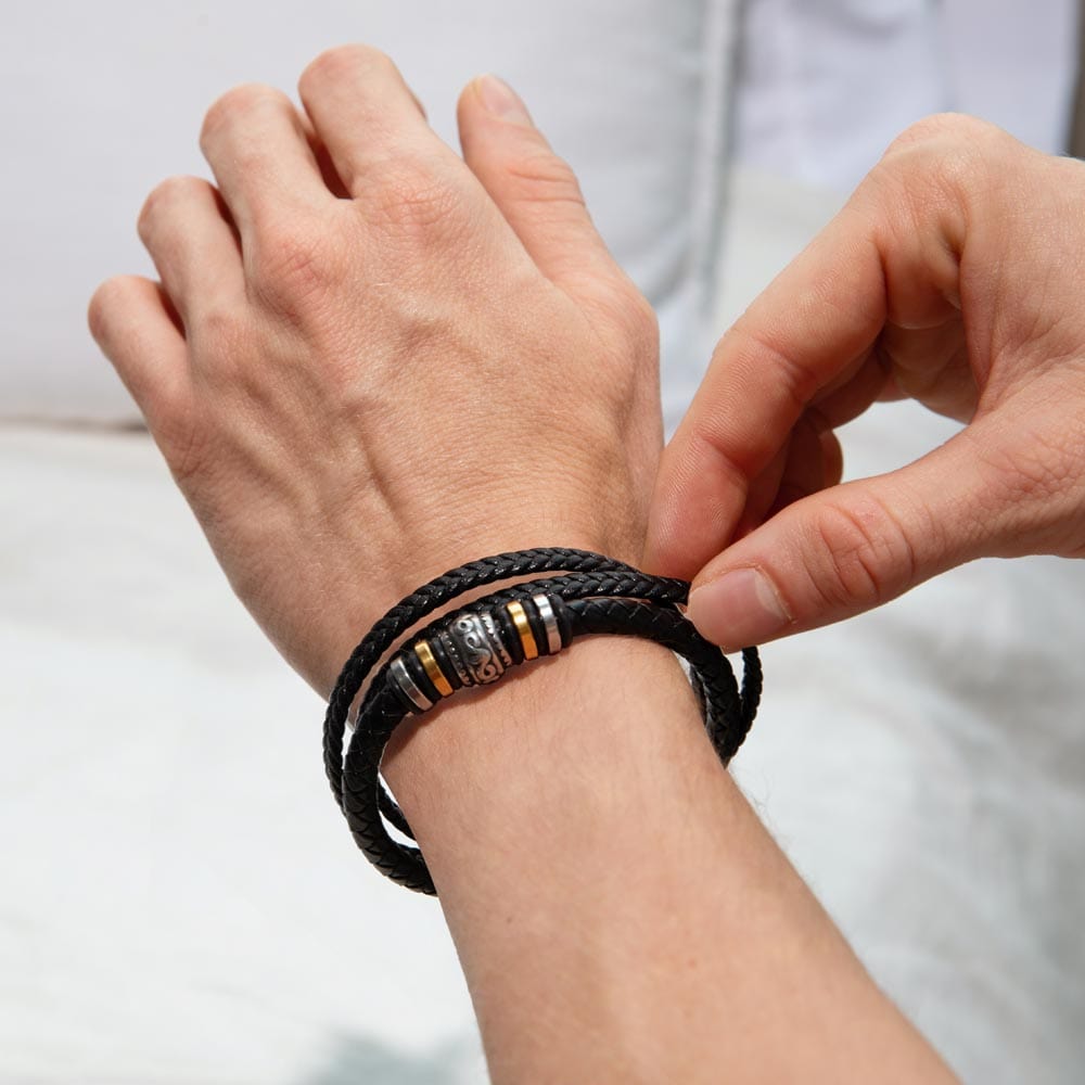 To My Husband | Love You Forever | Braided Bracelet Gift Set - SS580