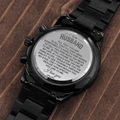 To My Husband - Luxury Engraved Watch - SS07