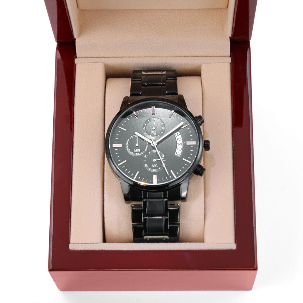 To My Husband - Luxury Engraved Watch - SS07