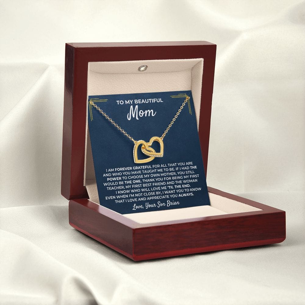To My Mom - Forever Linked Hearts Gift Set - SS403
