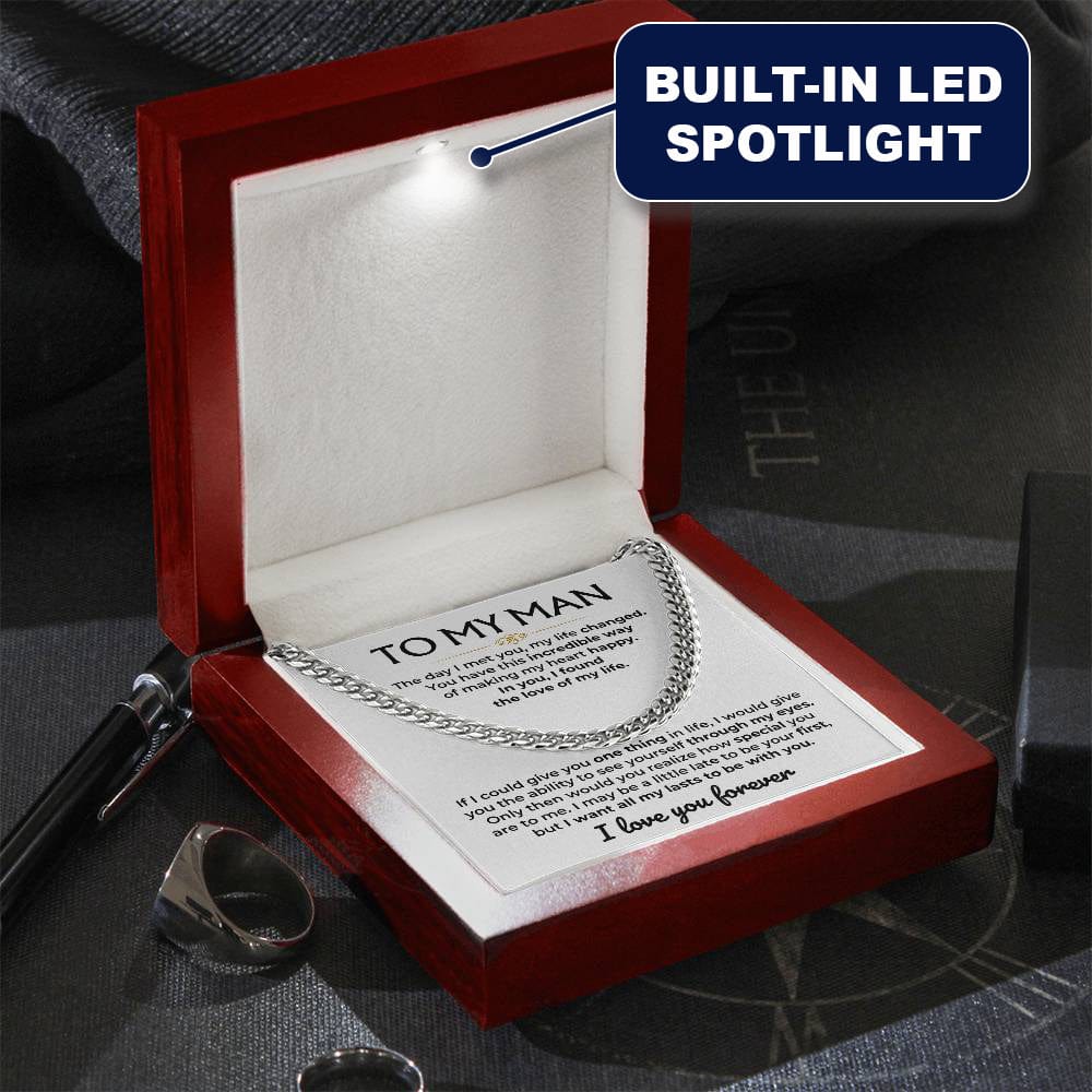 To My Man - Cuban Link Chain Gift Set - SS593