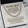 To My Man - Cuban Link - Special Gift Set - SS166V2