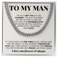 To My Man - Cuban Link - Special Gift Set - SS257