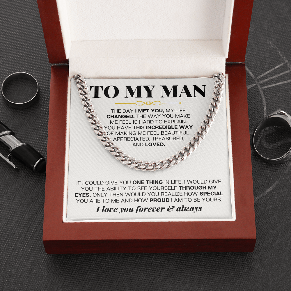 To My Man - Cuban Link - Special Gift Set - SS257