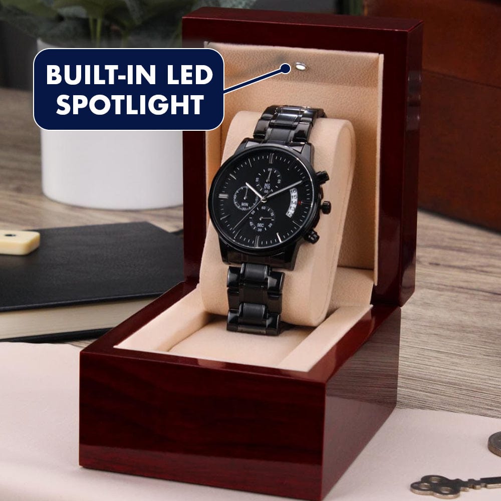 To My Man - Engraved Premium Chronograph Watch - SS524