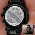 To My Man - Engraved Premium Watch - SS166