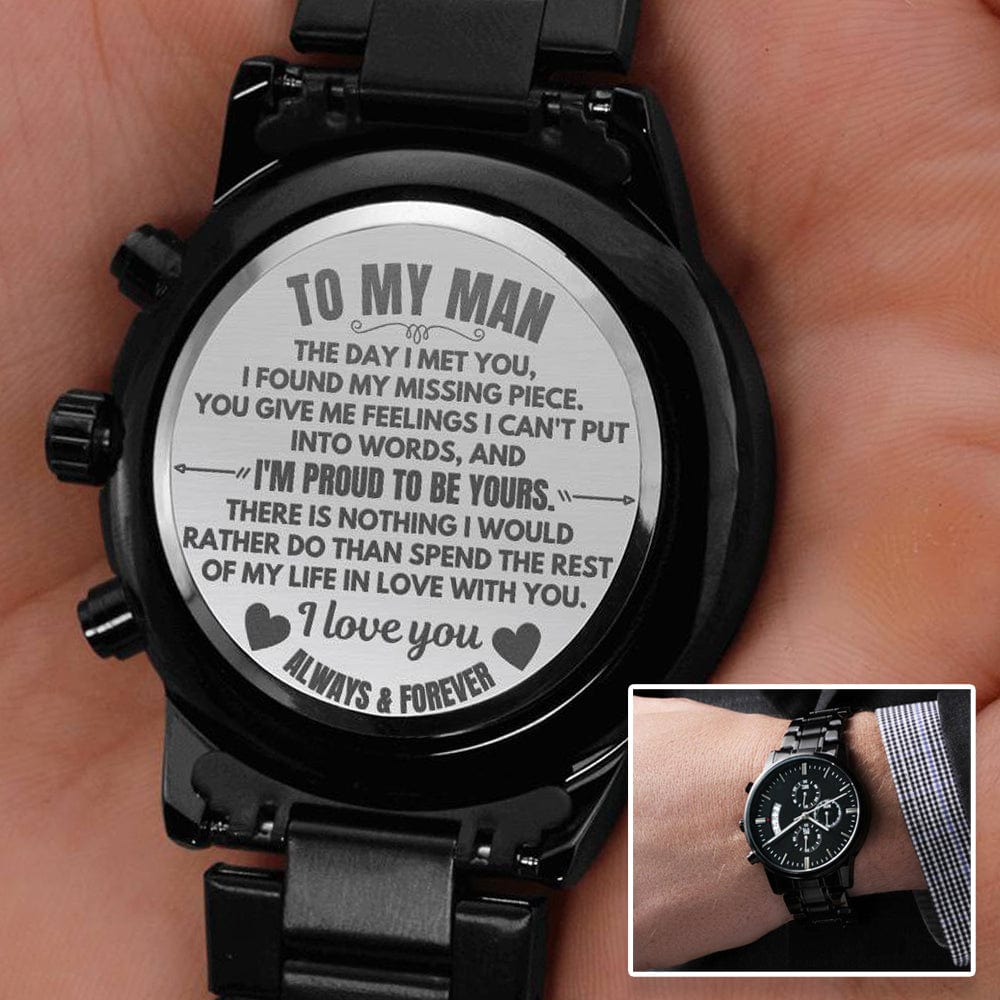 To My Man - Engraved Premium Watch - SS560