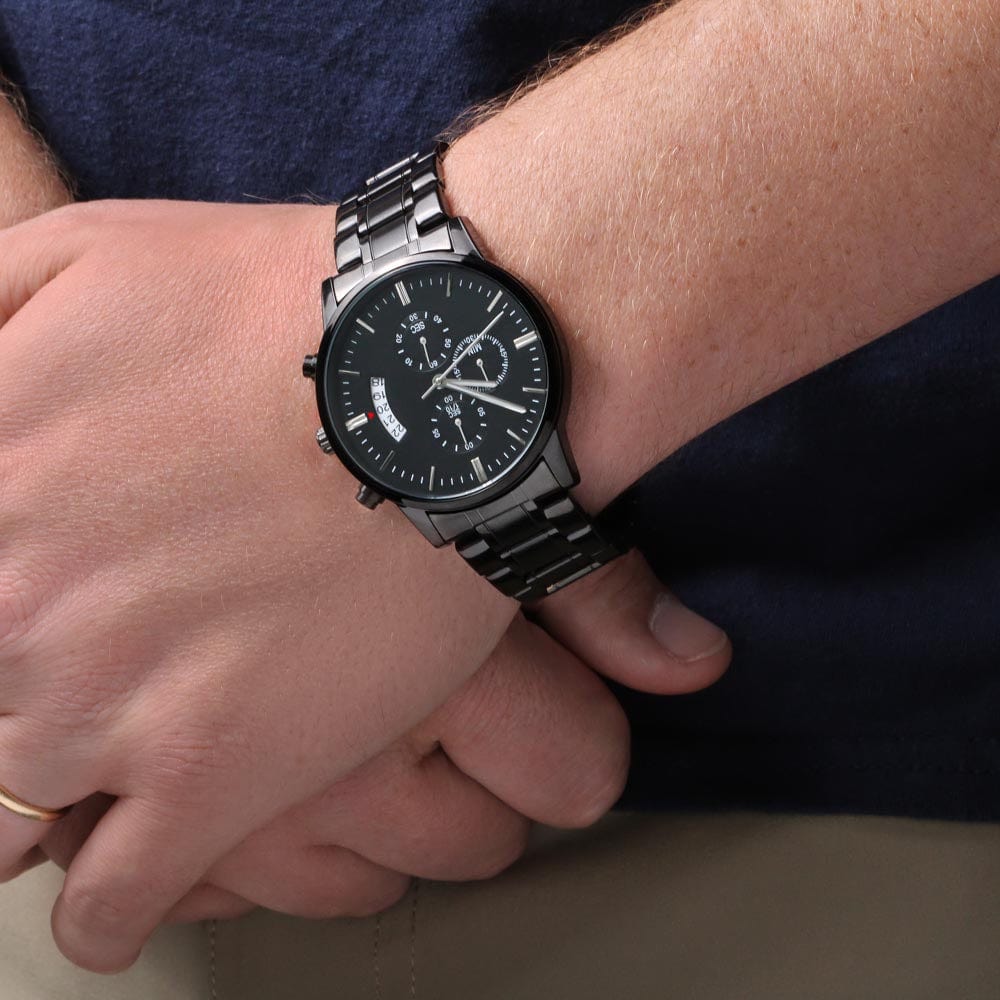 To My Man - Luxury Engraved Watch - SS20