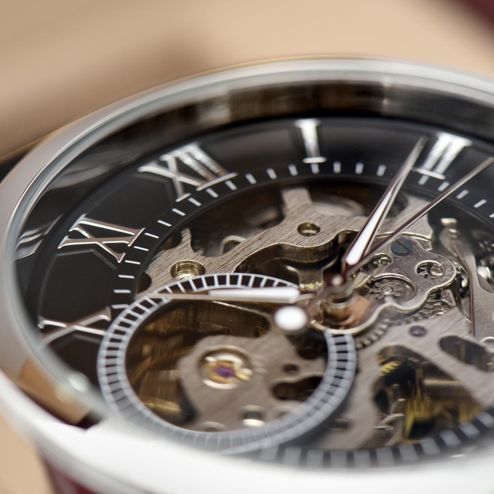 To My Man - Premium Automatic Openwork Watch - Gift Set - SS166-OW
