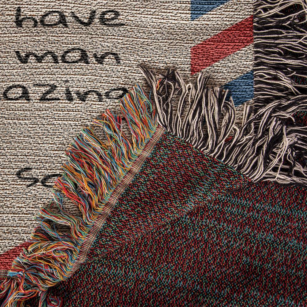Cotton weave texture close up