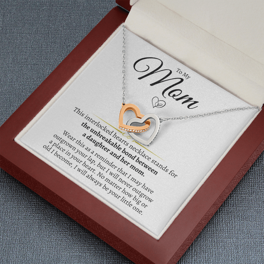 To My Mom - Daughter - Interlocked Hearts Gift Set - SS102