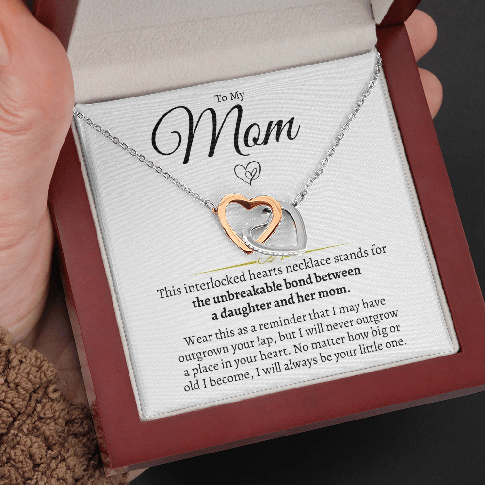 To My Mom - Daughter - Interlocked Hearts Gift Set - SS102