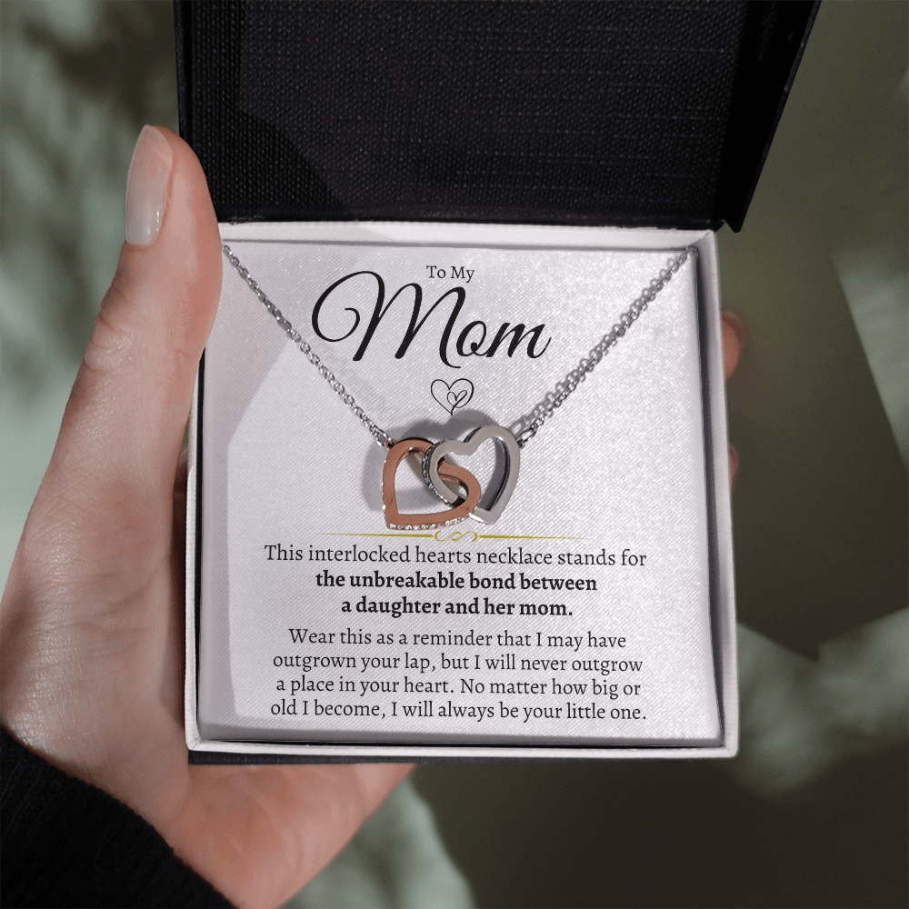 To My Mom - Daughter - Interlocked Hearts Gift Set - SS102