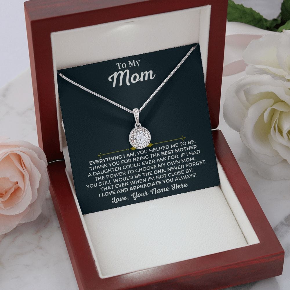 Necklace worn