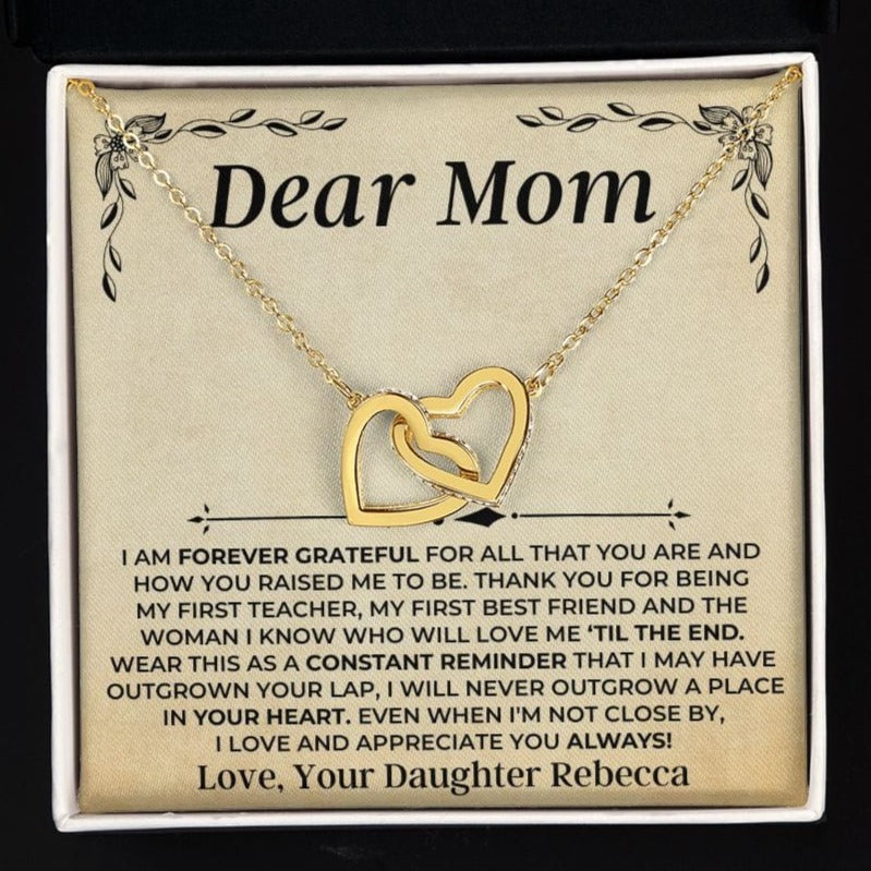 To My Mom - From Daughter - Forever Linked Hearts Gift Set - SS404V2