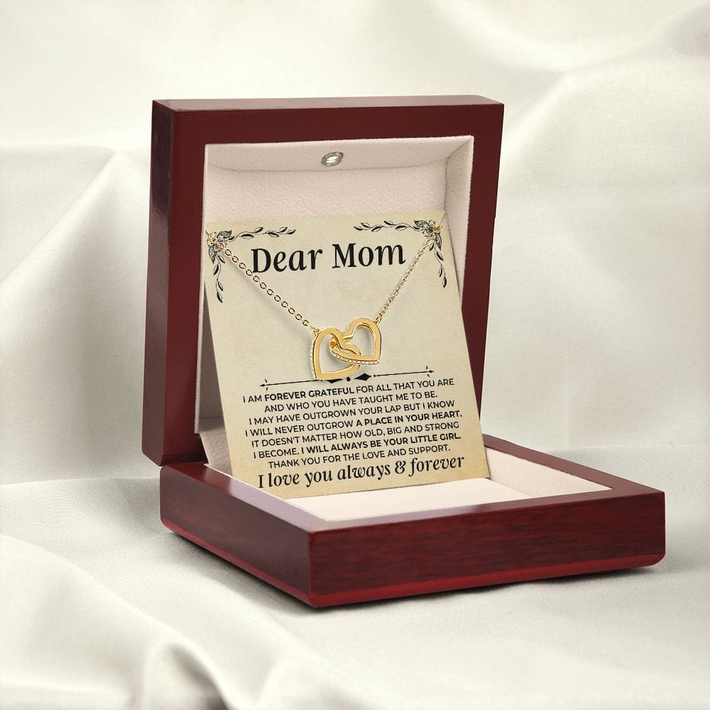 To My Mom - From Daughter - Forever Linked Hearts Gift Set - SS410