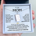 To My Mom - Love Letter Necklace - Gift Set - SS608E