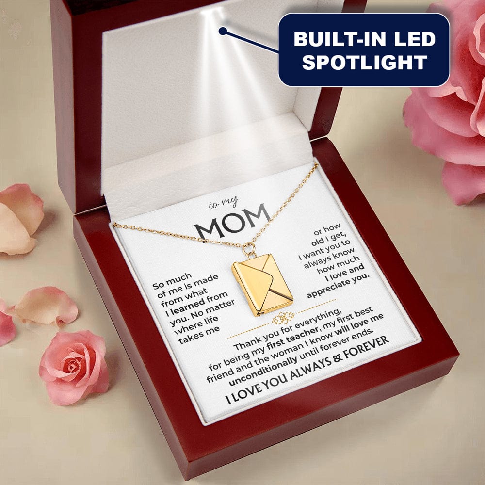 Keepsake message card for mom