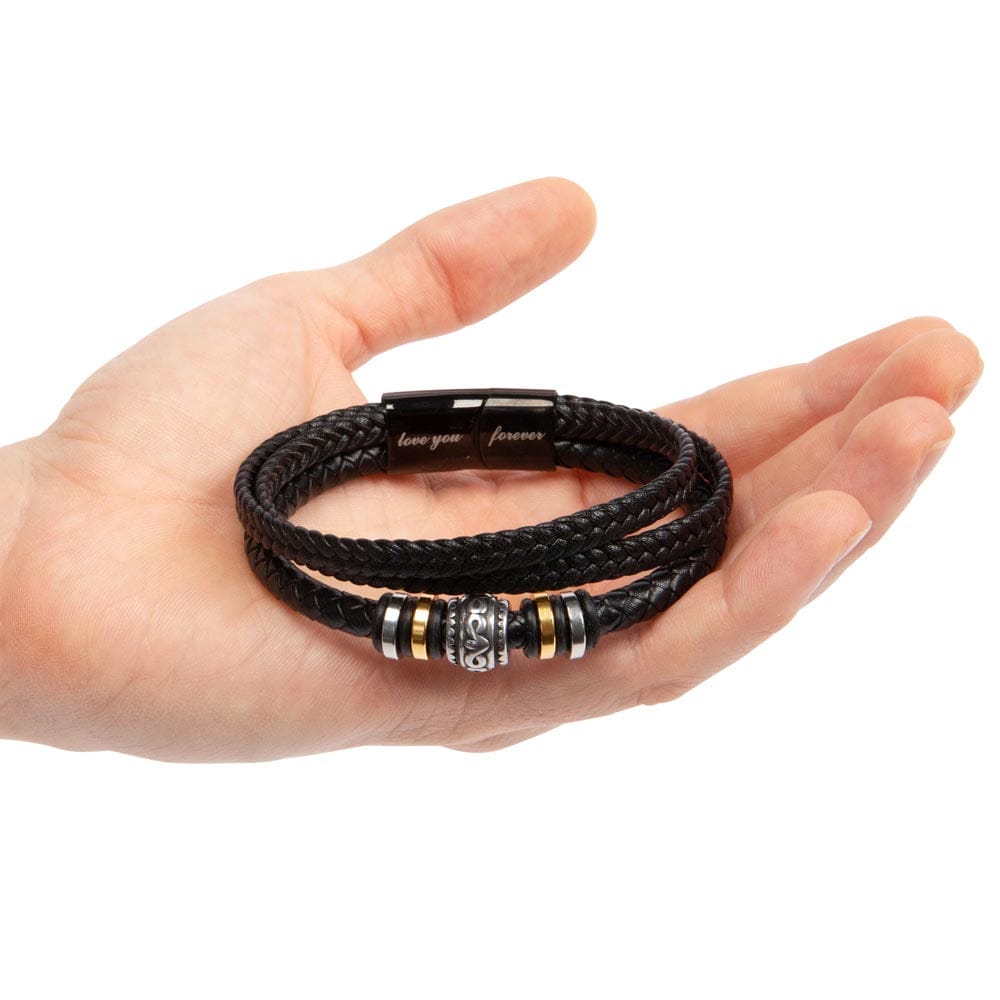 To My Nephew | Braided Leather Bracelet Gift Set - SS615