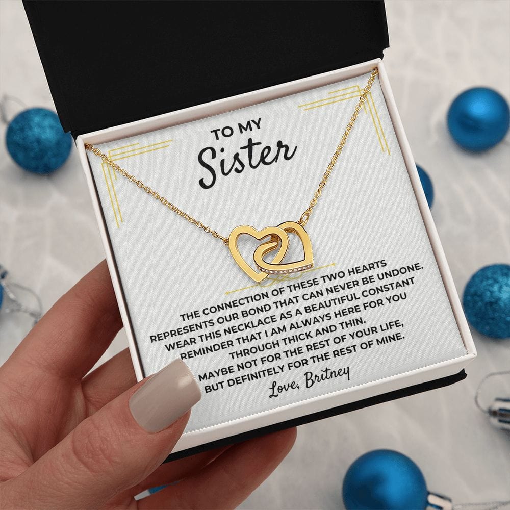 To My Sister - Interlocked Hearts Gift Set - SS382