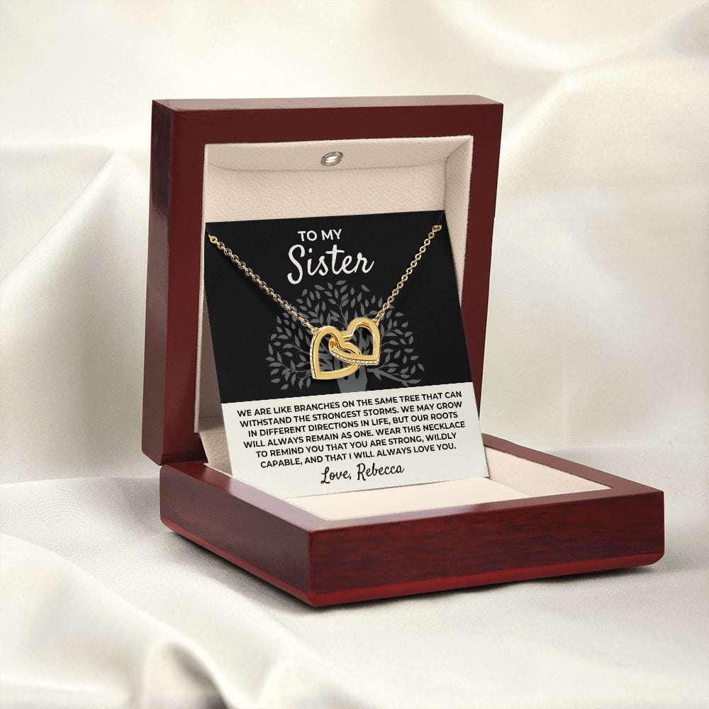 To My Sister - Interlocked Hearts Gift Set - SS389