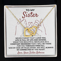 To My Sister - Interlocked Hearts Gift Set - SS399