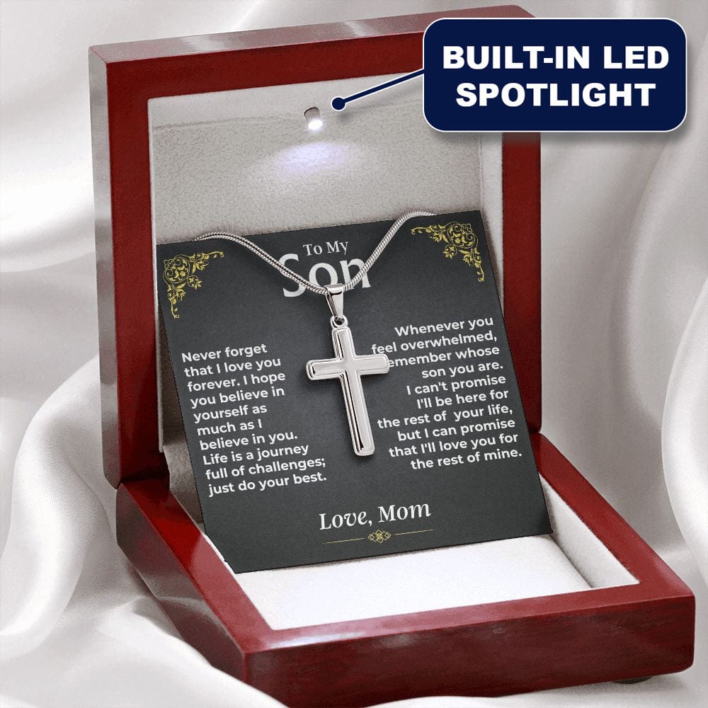 To My Son - Artisan-Crafted Cross - Gift Set - SS482C