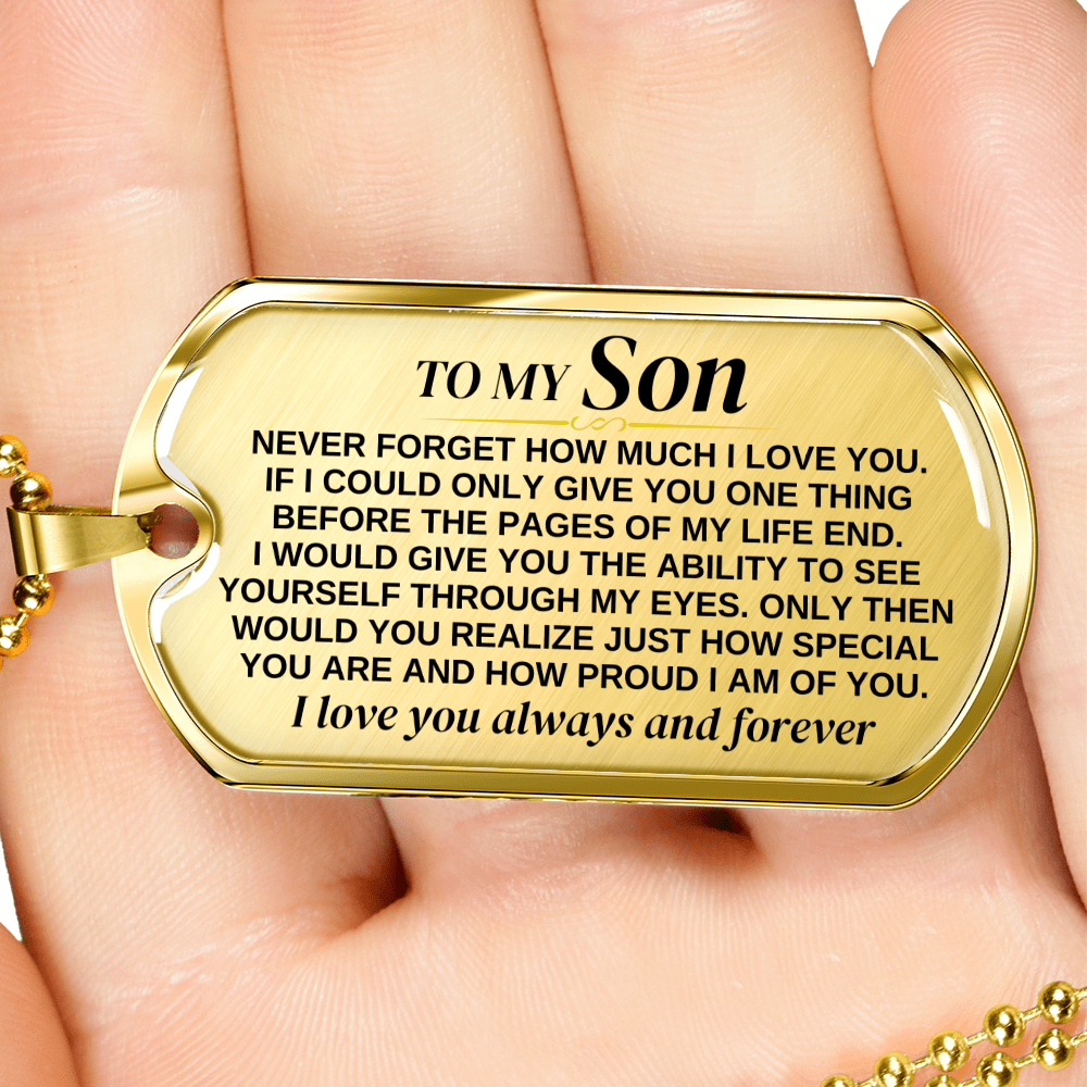 To My Son - Beautiful Love Tag - SS297V2