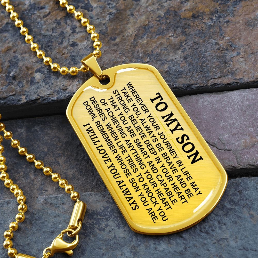 To My Son - Beautiful Love Tag - SS298