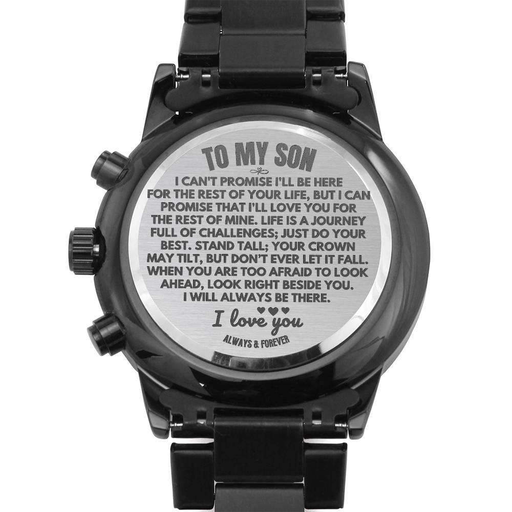 To My Son - Engraved Premium Watch - SS426W