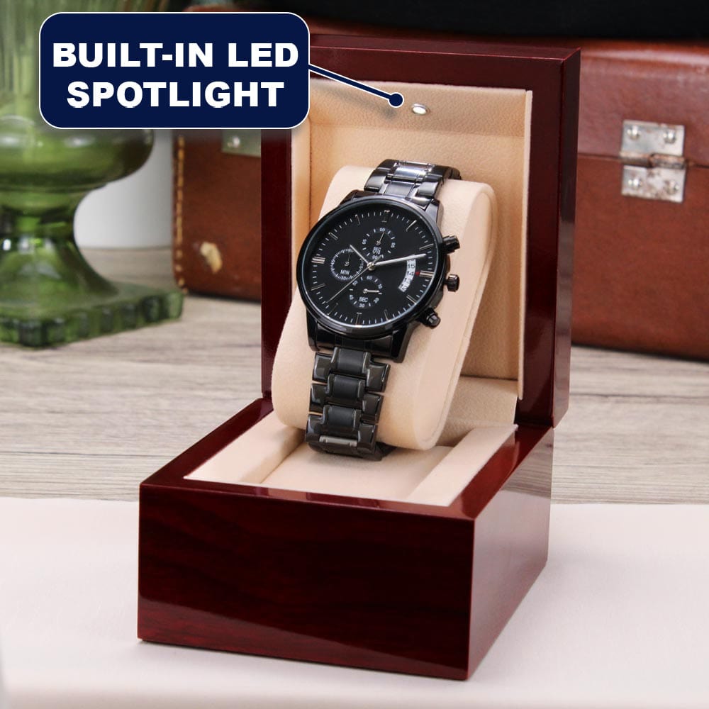 To My Son-In-Law - Engraved Premium Watch - SS232S