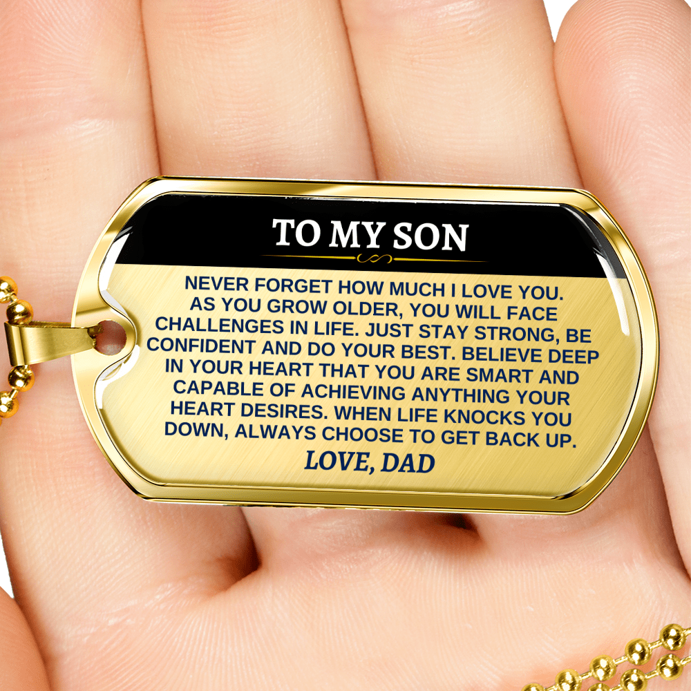To My Son - Love, Dad - Love Tag - SS290D
