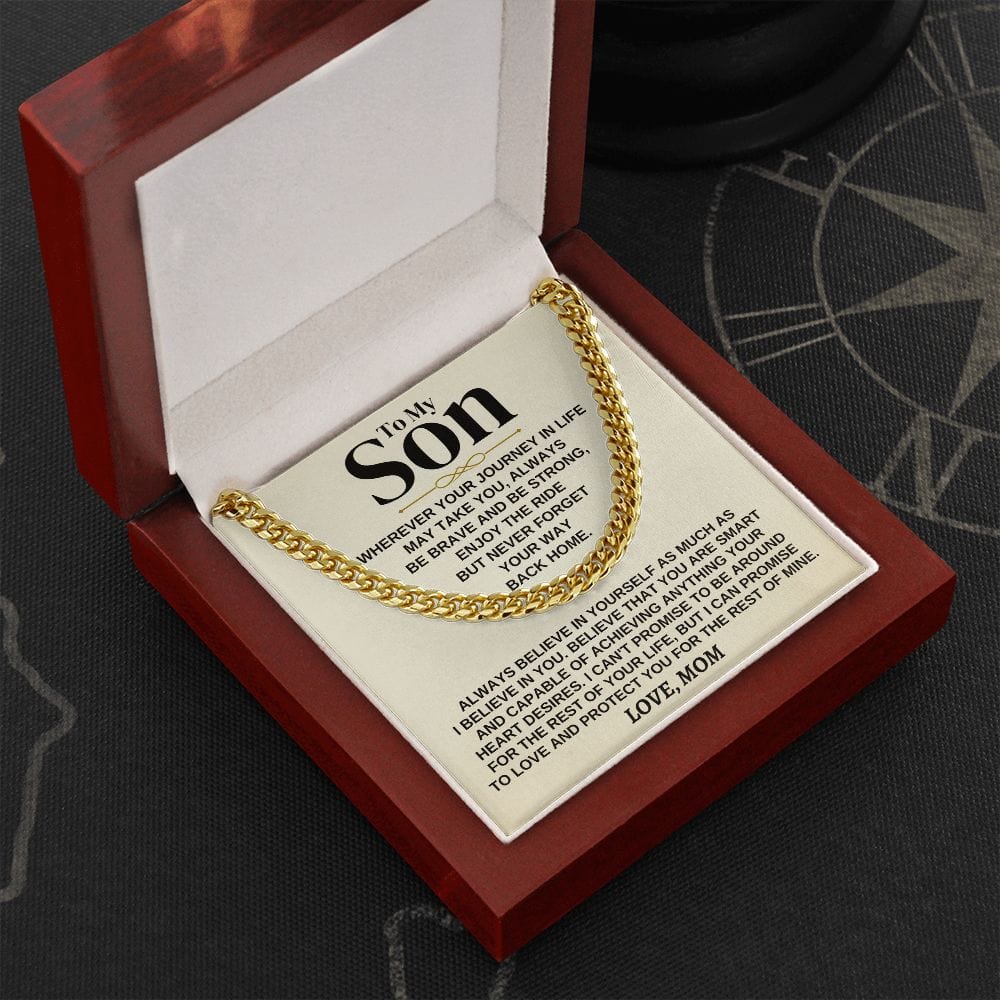 To My Son - Love Mom - Gift Set - SS319