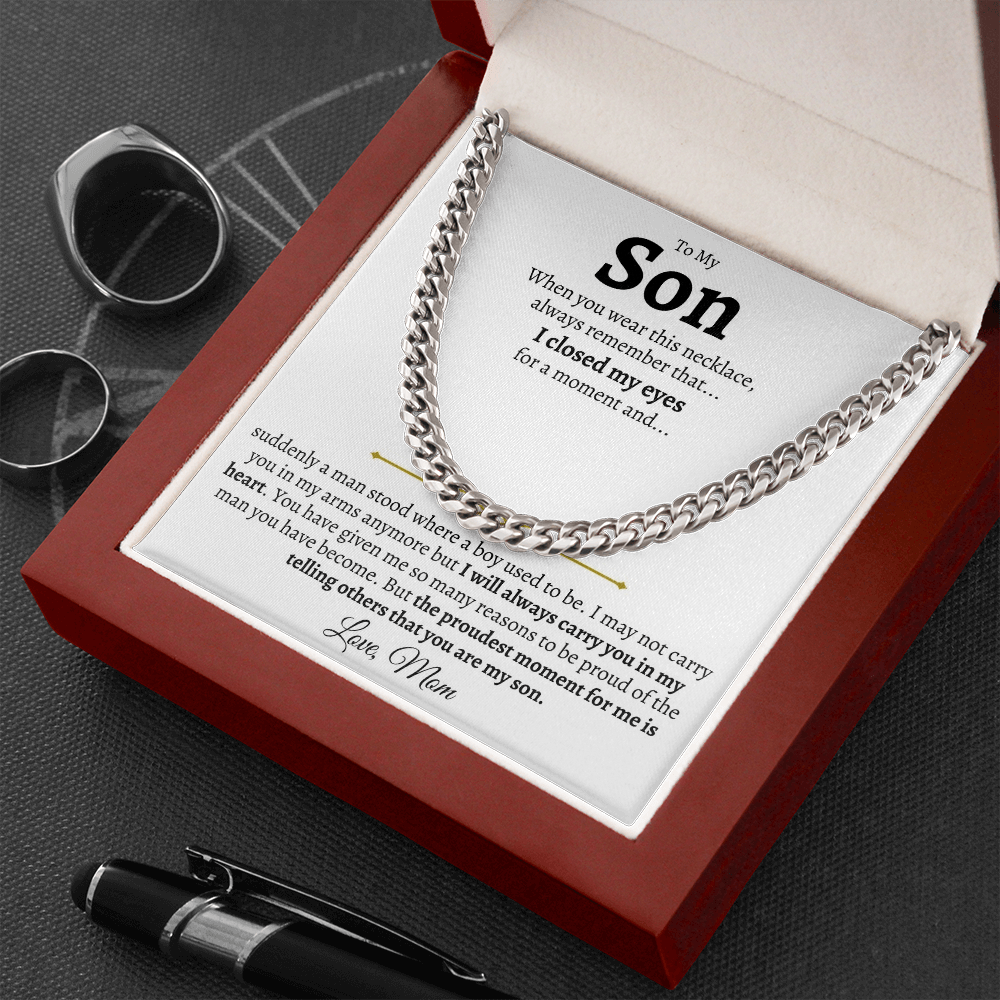 To My Son - Love, Mom - Gift Set - SS42