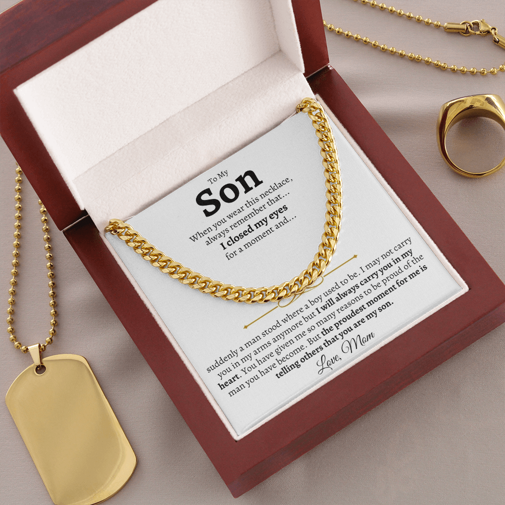 To My Son - Love, Mom - Gift Set - SS42