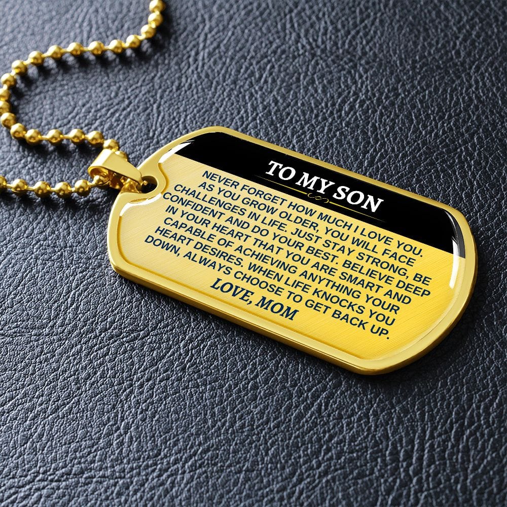 To My Son - Love, Mom - Love Tag - SS290