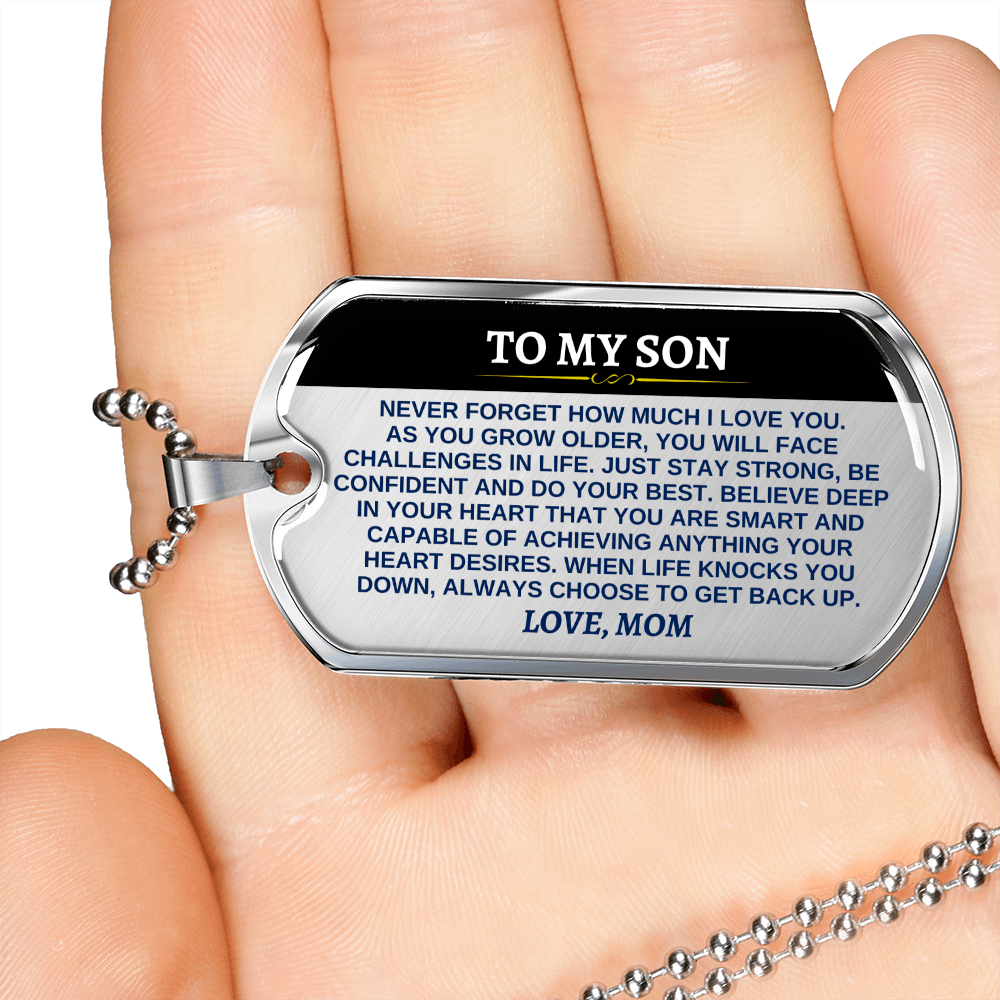 To My Son - Love, Mom - Love Tag - SS290