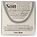 To My Son - Never Forget Your Way Back Home - Gift Set - SS328