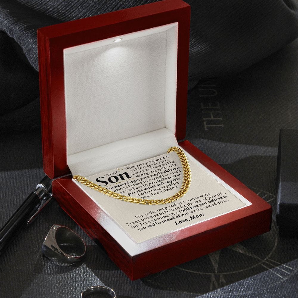 To My Son - Never Forget Your Way Back Home - Gift Set - SS328