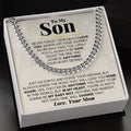 To My Son - Special Gift Set - From Mom - SS224S