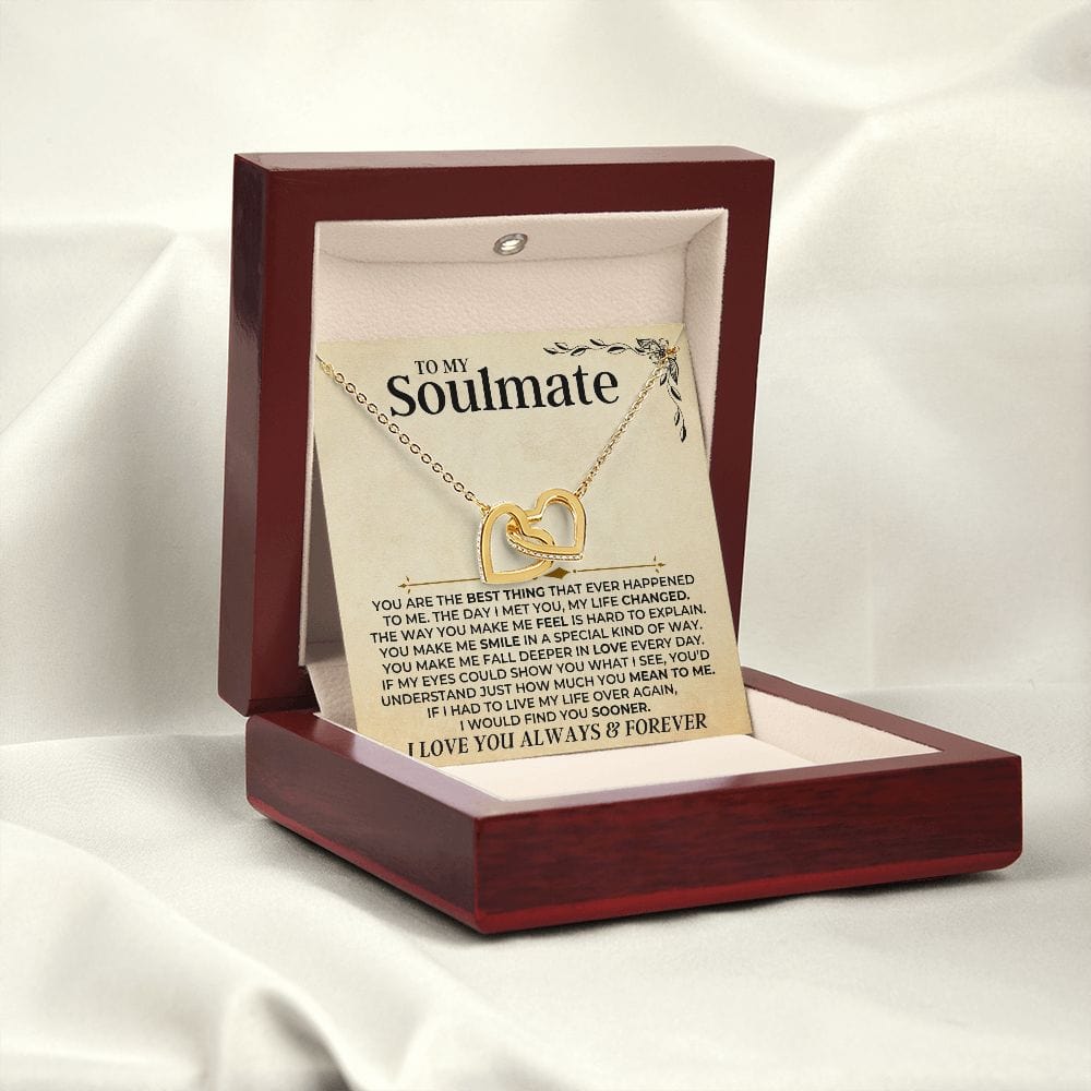 To My Soulmate - Forever Linked Hearts Gift Set - SS413S