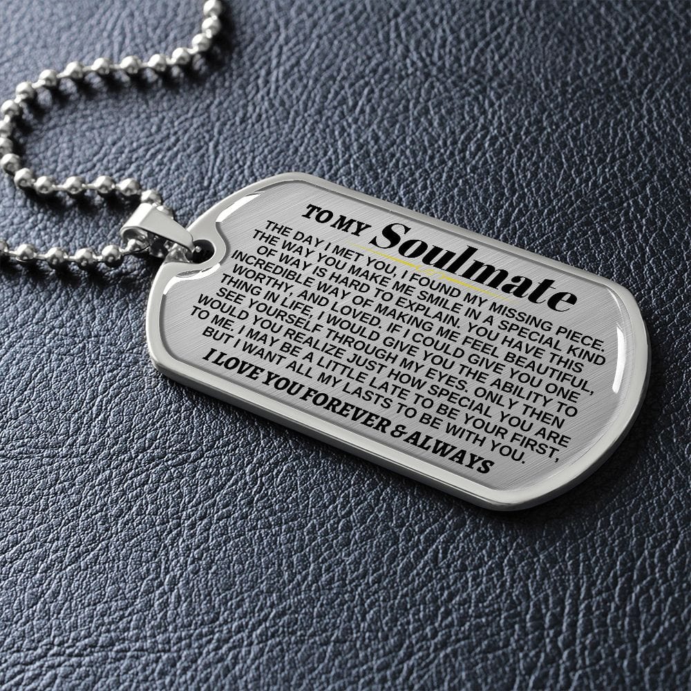 To My Soulmate | I Found My Missing Piece | Beautiful Love Tag - SS305