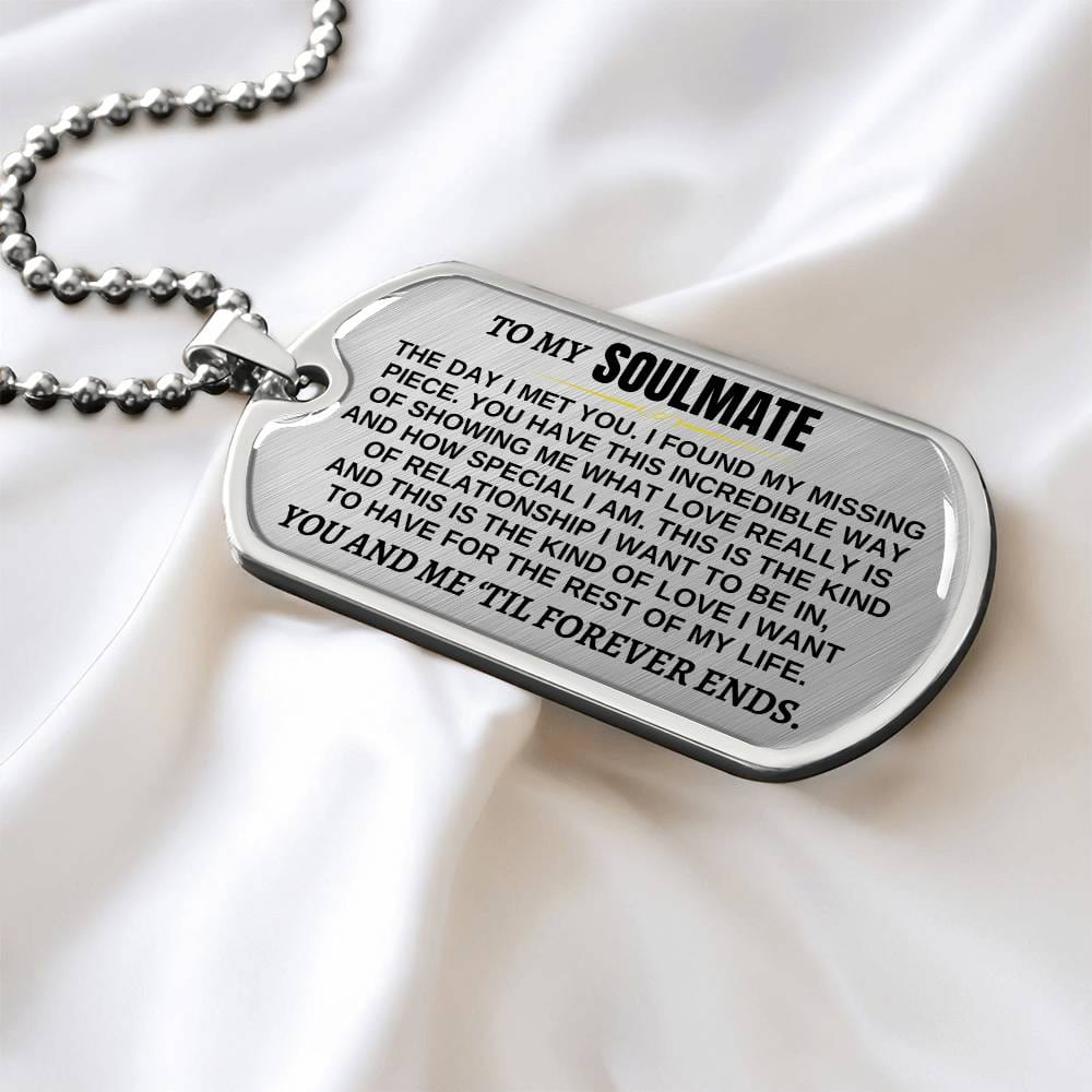 To My Soulmate | 'Til Forever Ends | Love Tag - SS65KC