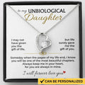To My Unbiological Daughter - Personalized Forever Love Gift Set - SS572
