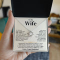 To My Wife - Love Knot Gift Set - SS279