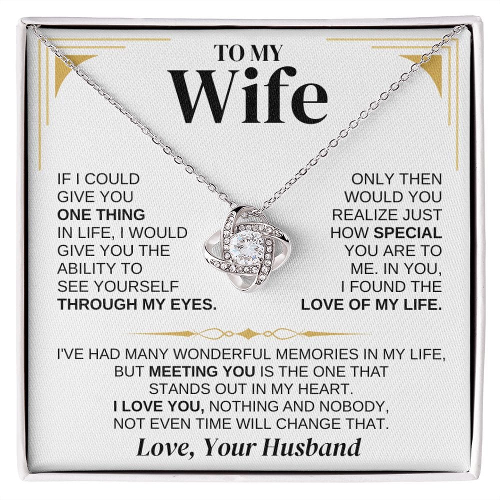 To My Wife - Love Knot Gift Set - SS286
