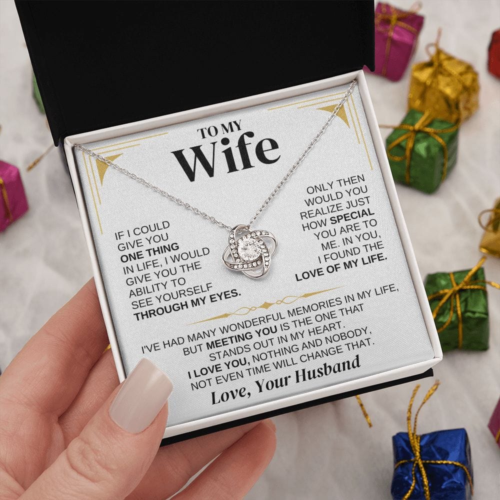 To My Wife - Love Knot Gift Set - SS286